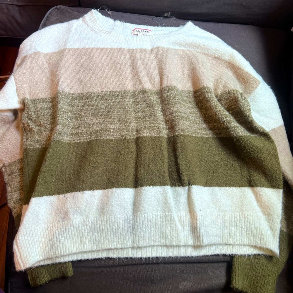 Striped wool sweater